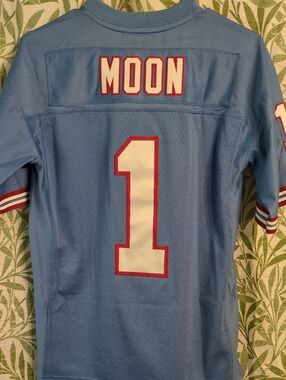 Mitchell & Ness Light Blue 'Moon' #1 Kids Jersey
